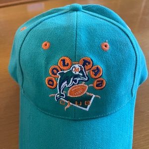 RARE VINTAGE MIAMI DOLPHINS DOL-FAN FAN CLUB HAT (Late 90’s to early2000’s)